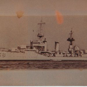 USS Porter. My Uncle Doyle was the bosun's mate on this ship. For some reason (I believe it had to do with drunkenness and/or severe hangover) he was 