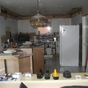 Kitchen is still fully operational during construction. Kitchen was only down for 1 day during the whole reno.