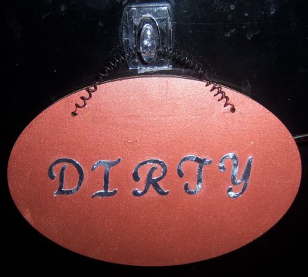 Dirty - Clean Dishwasher Hanger Sign Including Clear Command Hooka.jpg