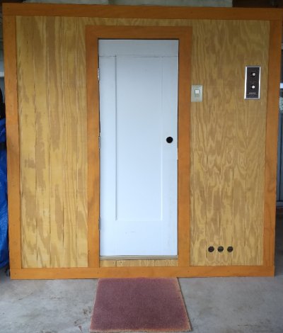 Sauna door installed.jpg