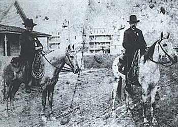 On patrol near downtown - Circa 1885